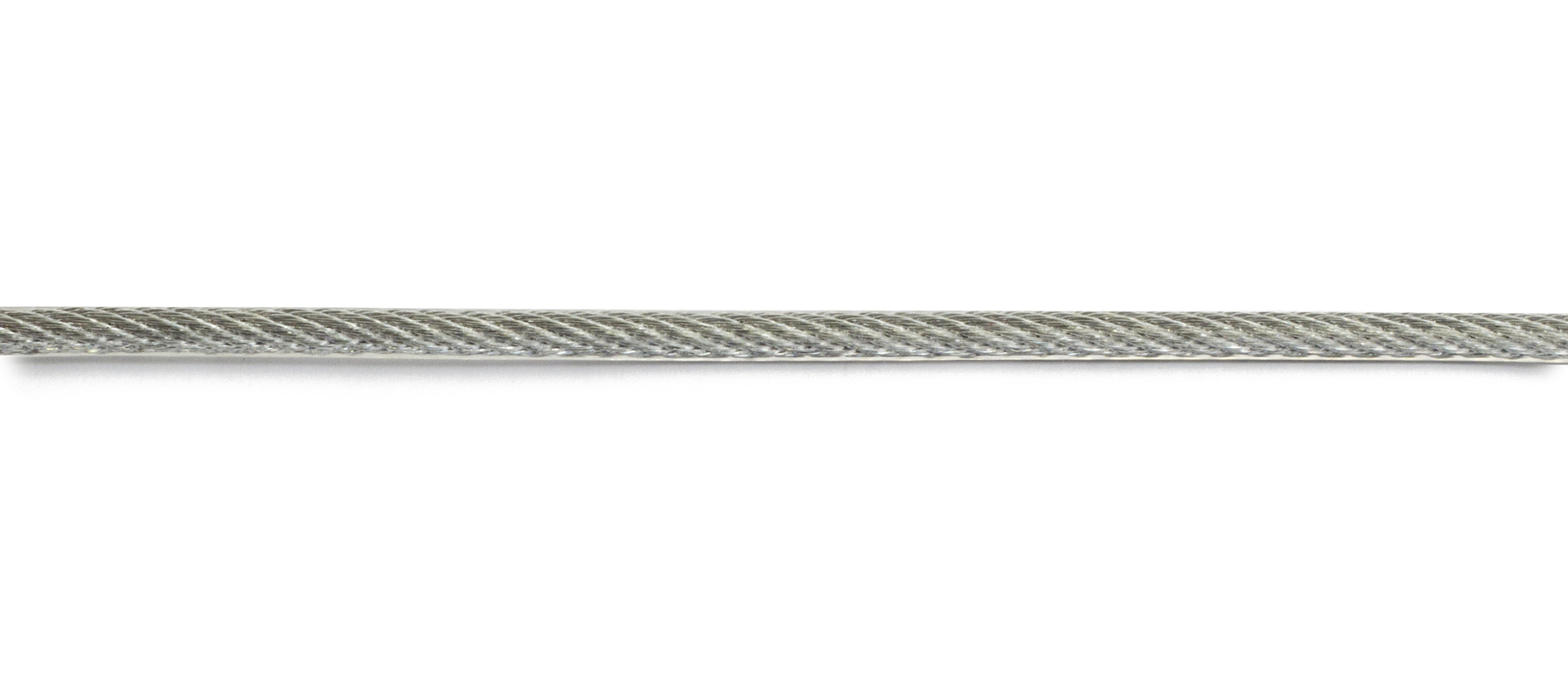 Stålwire 4x5 mm ELforzinket/PVC 10 m