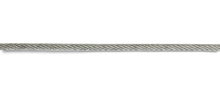 Stålwire 3x4 mm Elforzinket/PVC 100 m
